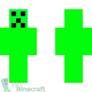 Aperçu de la skin Minecraft Vert