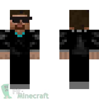 Aperçu de la skin Minecraft Steve espion