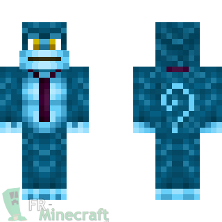 Aperçu de la skin Minecraft Singe bleu