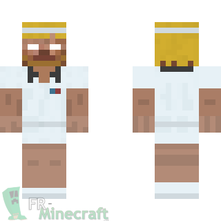 Aperçu de la skin Minecraft Herobrine en tenue de tennis