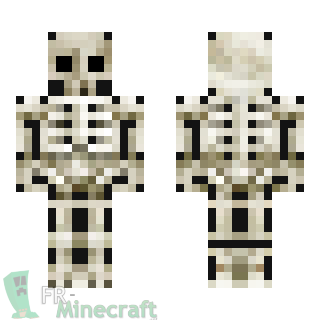 Aperçu de la skin Minecraft Squelette