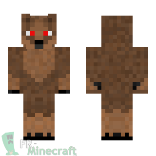 Aperçu de la skin Minecraft Loup Garou - Les Loups Garous de Thiercelieux