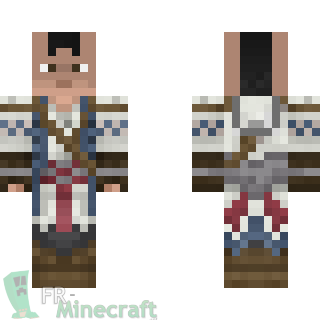 Aperçu de la skin Minecraft Connor Kenway - Assassin's Creed