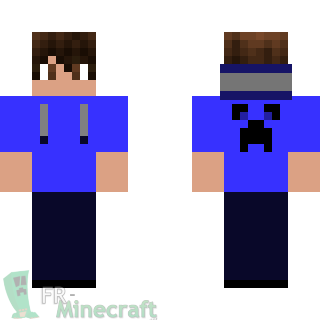 Aperçu de la skin Minecraft Jeune garçon creeper