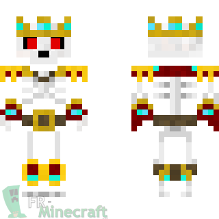 Aperçu de la skin Minecraft Guerrier squelette