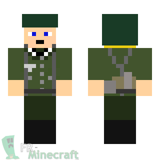 Aperçu de la skin Minecraft Soldat allemand WWII