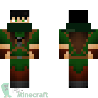 Aperçu de la skin Minecraft Elfe des bois