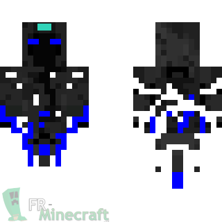 Aperçu de la skin Minecraft Fantome Noire
