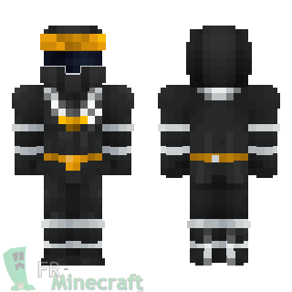 Aperçu de la skin Minecraft power rangers mighty morphin alien black
