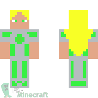 Aperçu de la skin Minecraft Chevalier d'Emeraude