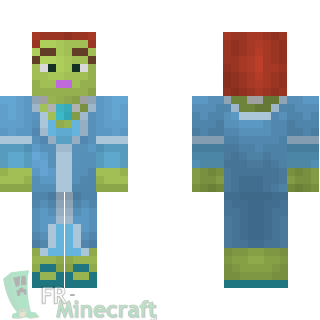 Aperçu de la skin Minecraft Fiona - Shrek