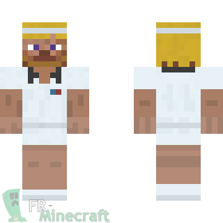 Aperçu de la skin Minecraft Steve Tennisman