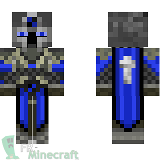 Aperçu de la skin Minecraft Chevalier bleu