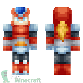 Aperçu de la skin Minecraft Zéro - Megaman