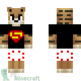 Aperçu de la skin Minecraft Super-Tigre