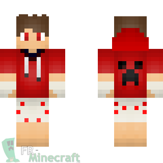 Aperçu de la skin Minecraft Garçon en caleçon