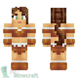 Aperçu de la skin Minecraft Nidalee - League of Legend