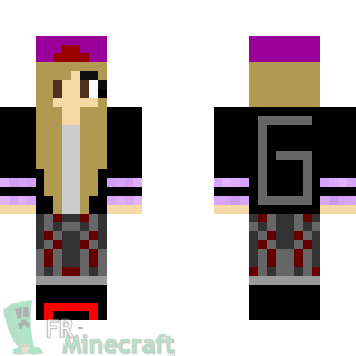 Aperçu de la skin Minecraft Fille classe