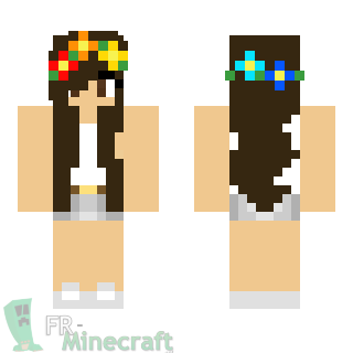 Aperçu de la skin Minecraft Fille