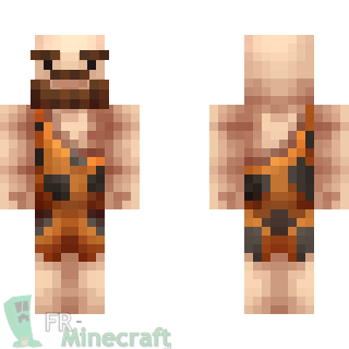 Aperçu de la skin Minecraft Homme préhistorique
