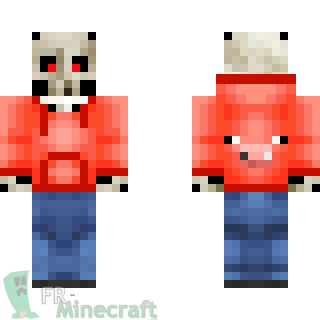 Aperçu de la skin Minecraft Garçon squelette