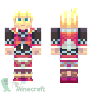 Aperçu de la skin Minecraft Shulk - Xenoblade Chronicles