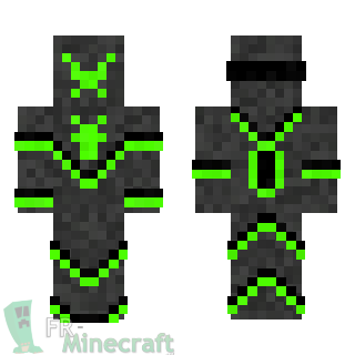 Aperçu de la skin Minecraft Chevalier de l'Espace vert