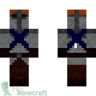 Aperçu de la skin Minecraft Soldat Sombrage - Skyrim