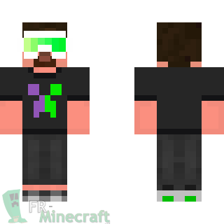 Aperçu de la skin Minecraft Dj Steve