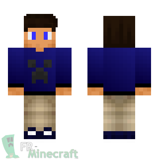 Aperçu de la skin Minecraft Garçon