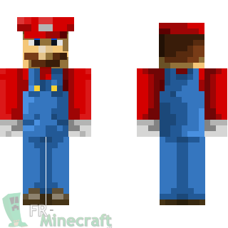 Aperçu de la skin Minecraft Mario