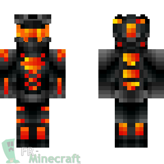 Aperçu de la skin Minecraft Chevalier de l'ombre