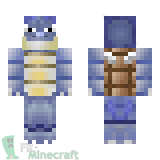 Aperçu de la skin Minecraft Tortank - Pokémon