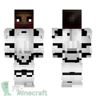 Aperçu de la skin Minecraft Finn en armure - Star Wars