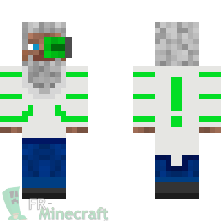 Aperçu de la skin Minecraft Savant fou