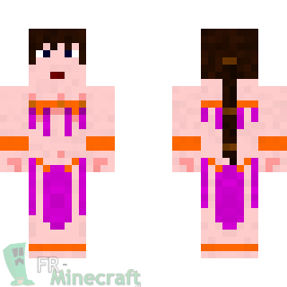 Aperçu de la skin Minecraft Danseuse orientale