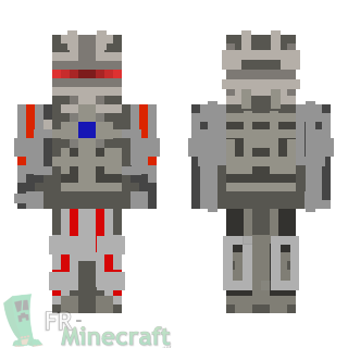 Aperçu de la skin Minecraft Robot du futur