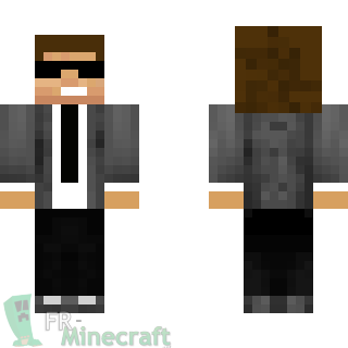 Aperçu de la skin Minecraft Agent secret