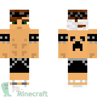 Aperçu de la skin Minecraft Survivant de l'extreme