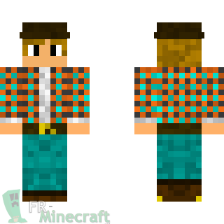 Aperçu de la skin Minecraft Cow-boy