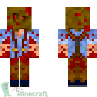 Aperçu de la skin Minecraft Zombie Chainsaw -  Resident Evil 4