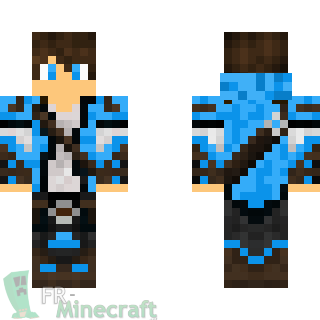 Aperçu de la skin Minecraft Chasseur bleu