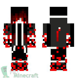 Aperçu de la skin Minecraft Homme en sang