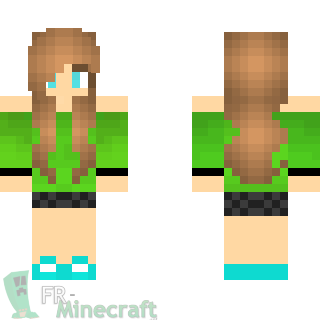 Aperçu de la skin Minecraft Sophie