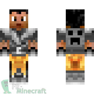 Aperçu de la skin Minecraft Garçon aux oreilles d'or