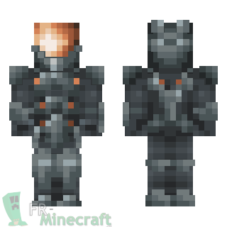 Aperçu de la skin Minecraft Soldat en armure