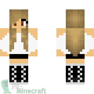 Aperçu de la skin Minecraft Fille