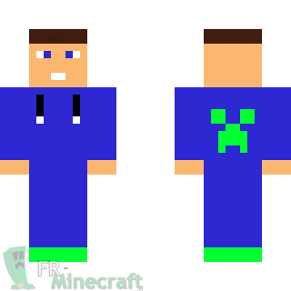 Aperçu de la skin Minecraft Garçon cool