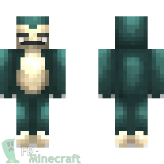 Aperçu de la skin Minecraft Ronflex - Pokémon