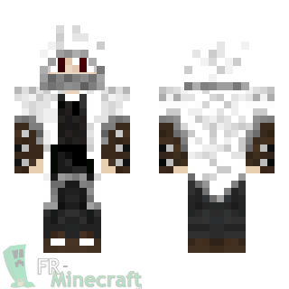 Aperçu de la skin Minecraft Assassin yeux rouges